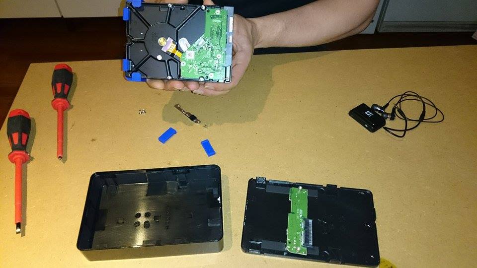 HDD in parts